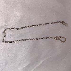 8 1/2" Long Sterling Silver Figure 8 Bracelet